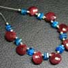 Natural Red Ruby Faceted Heart Drops Apatite Heishi Briolette 8 Beads & Sizes from 4mm to 10mm approx.